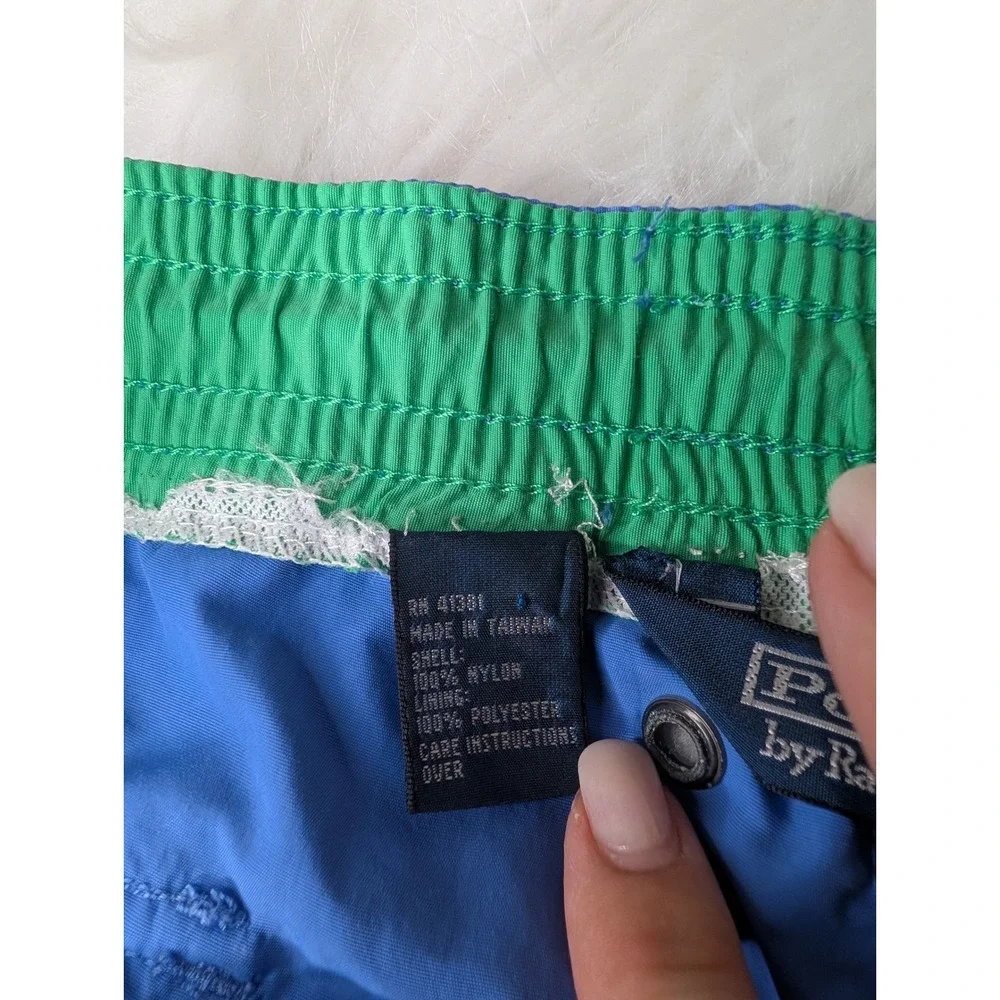 Polo Ralph Lauren Swim Trunks Mens‎ XL Blue Green Pony Logo 4